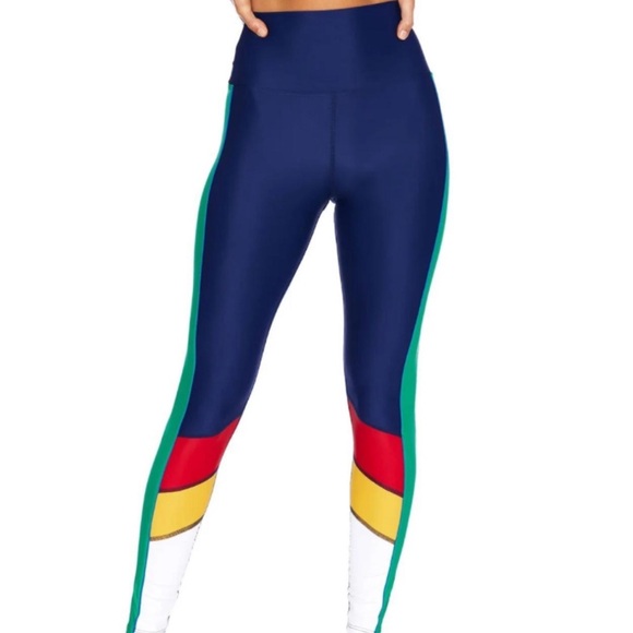 Beach Riot Pants - Beach Riot color block leggings